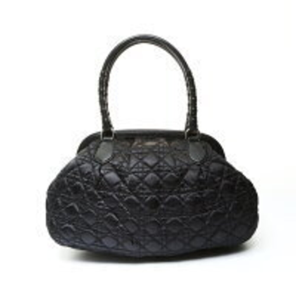 Christian Dior Cannage Lovely Shoulder Bag Black - Picture 2 of 13